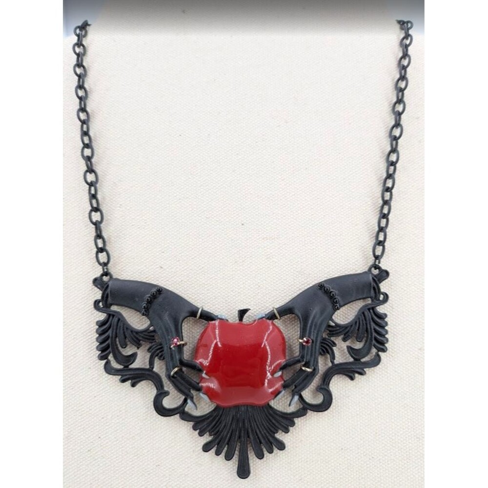 Disney Evil Queen Poison Apple Necklace Snow White Magic Mischief Villains 2019